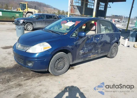 2009 Nissan Versa 1.8S z USA, uszkodzony, nr VIN 3N1BC11E09L370402